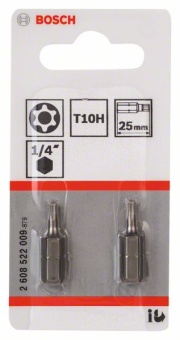 - T10H Security-Torx® Extra Hart T10H, 25 mm 2608522009